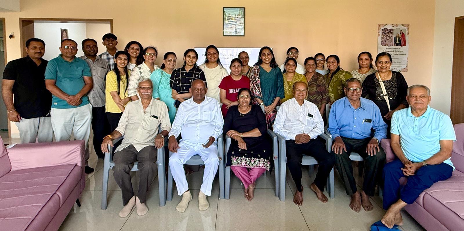 Small-group physician-led session